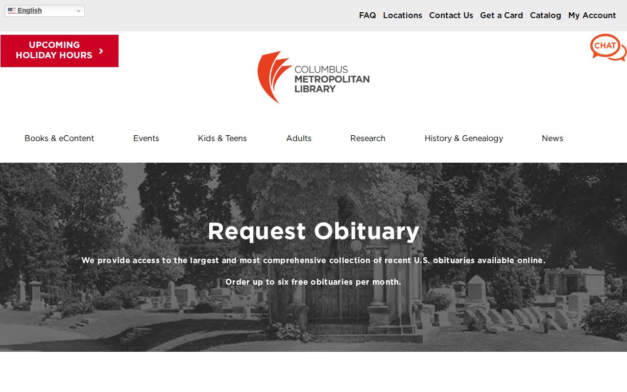 Truro Township city directory library obituary request service